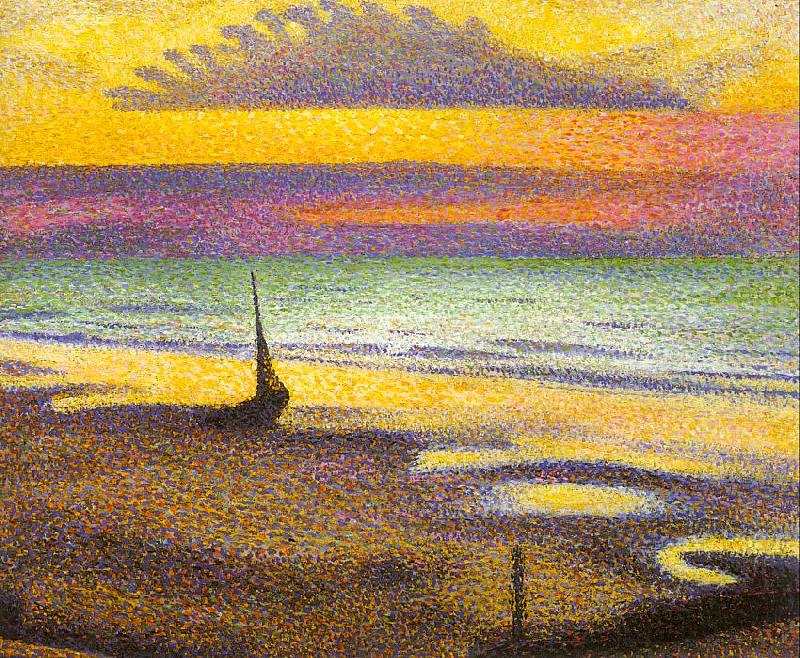 Lemmen, Georges Beach at Heist oil painting picture